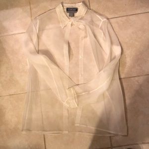 Dressy 100% Silk Evening Blouse